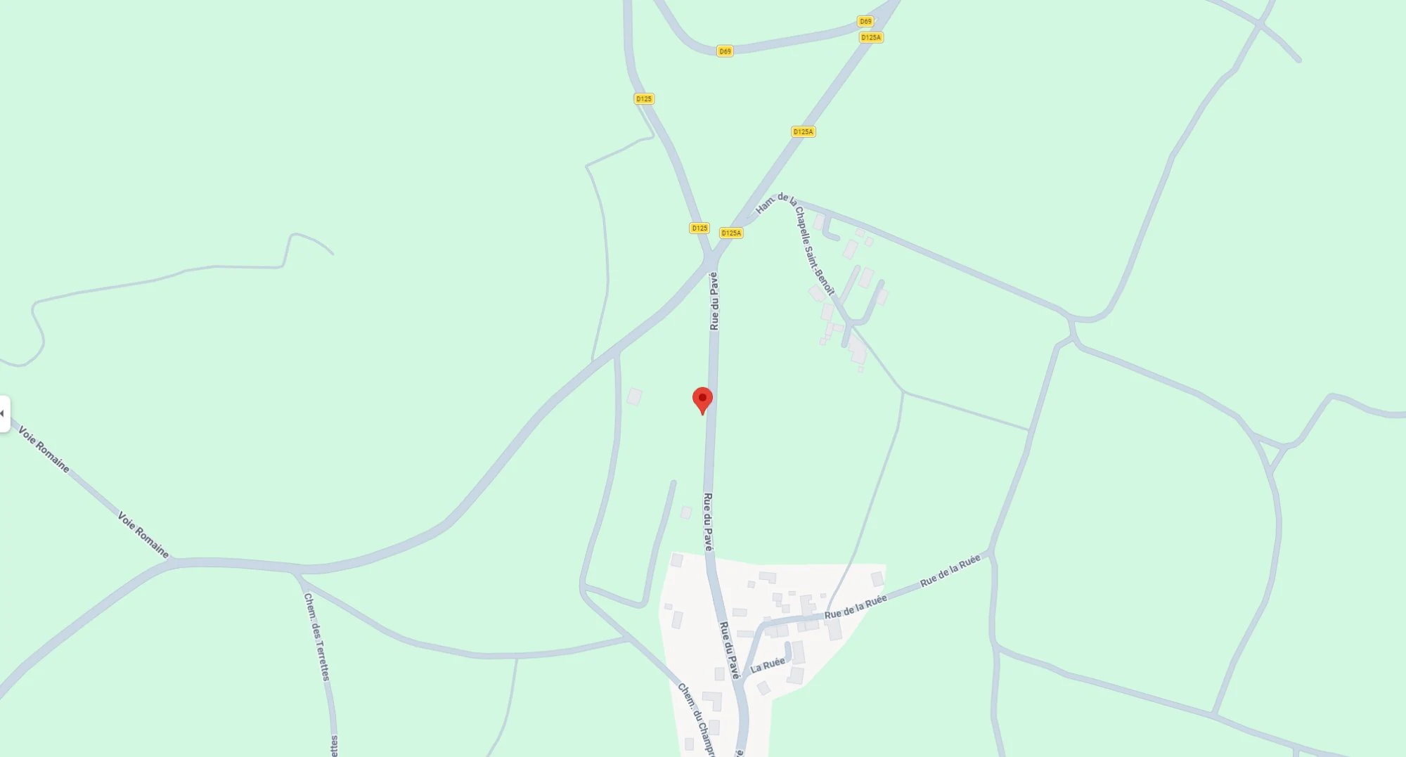 Carte Google Maps – Domaine Mazille, 23 rue du Pavé, Bissey-sous-Cruchaud